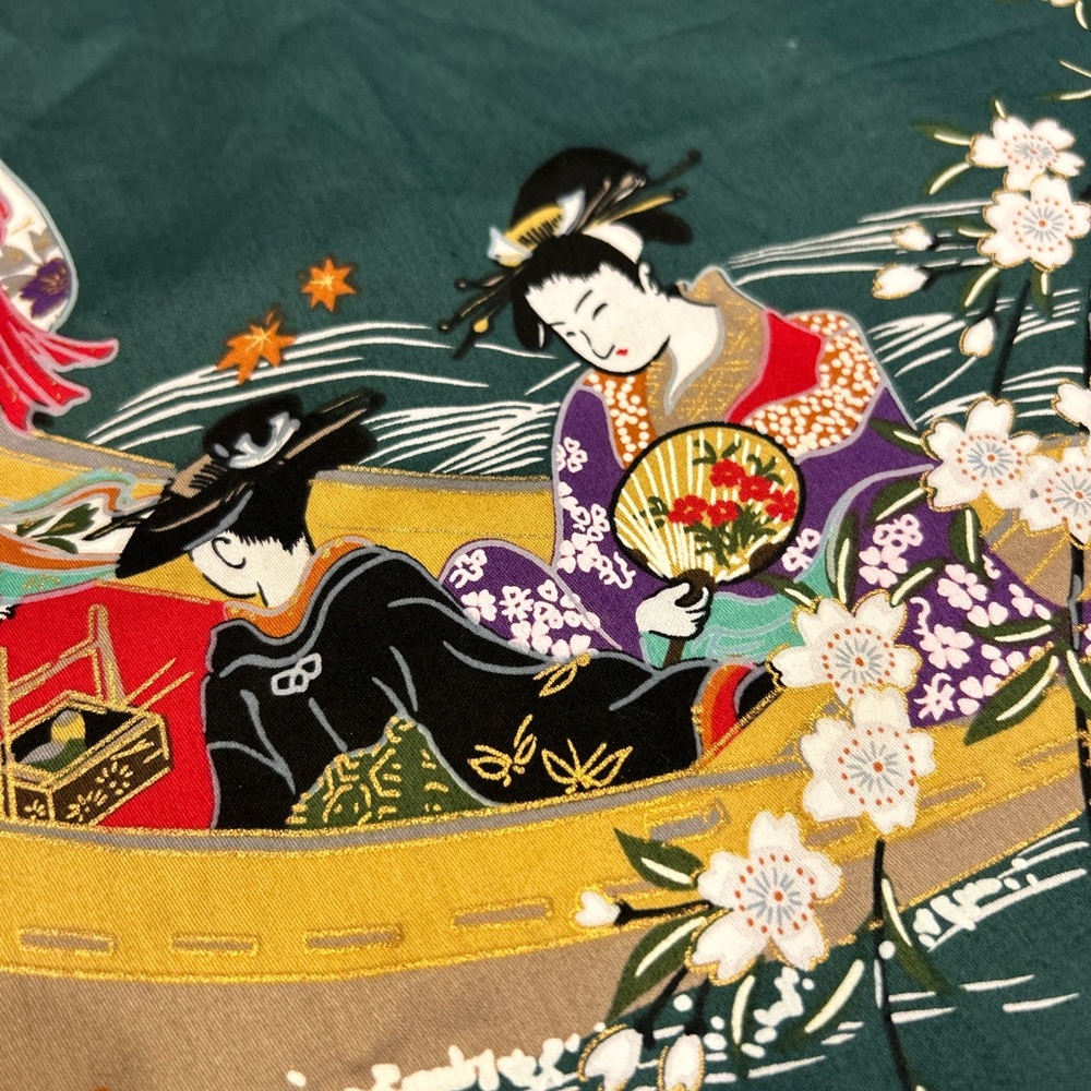 Hunter Green & Mtellic Kimono 👘 - Picture 9 of 15